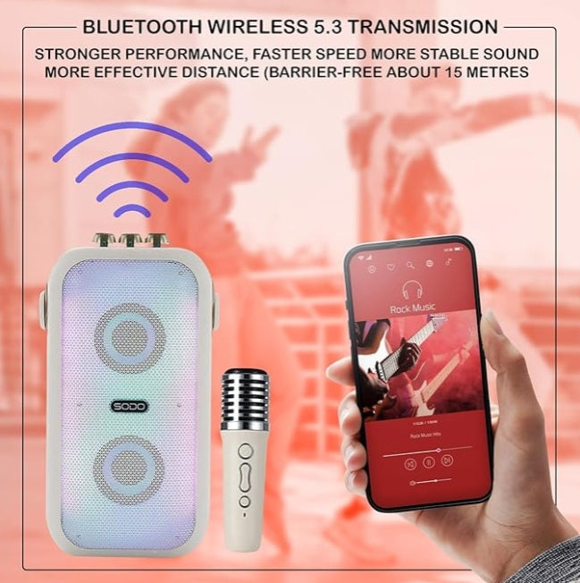 Sodo Wireless Speaker - Portable Bluetooth Speaker with Headphones