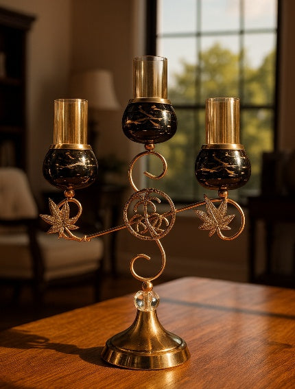 Luxury 3-Head Candle Holder
